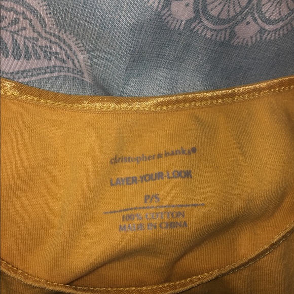 Yellow mustard colors too/tank top - Picture 2 of 3